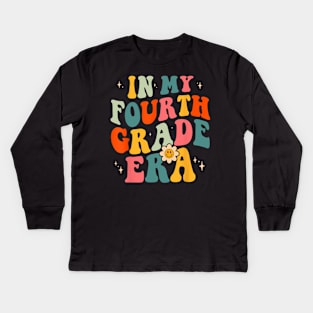 In My Fourth Grade Era 4th Grade Teacher Kids Long Sleeve T-Shirt